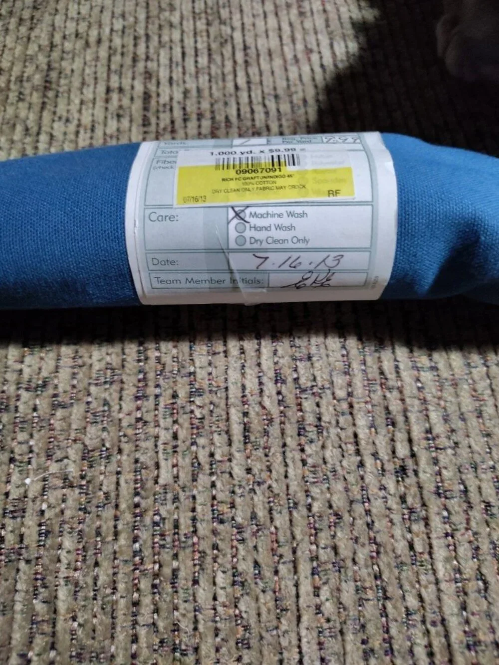 Fabric Remnant Type, Size, Color, Material And Manufacturer Varies See Pictures